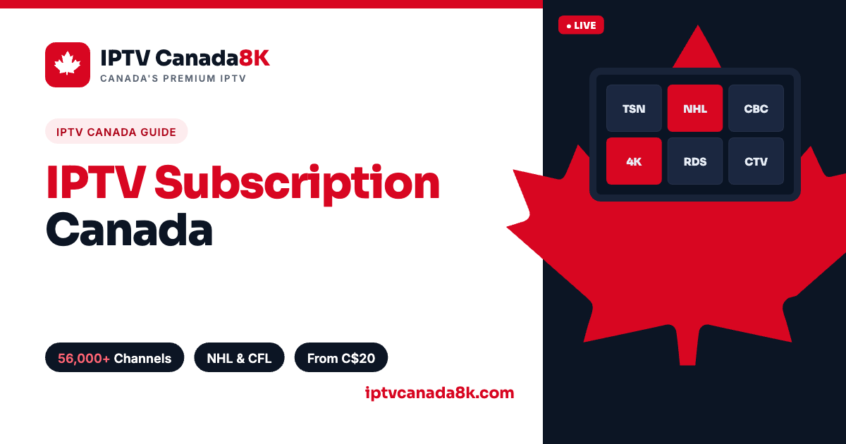 How much is an IPTV subscription in Canada — CAD pricing